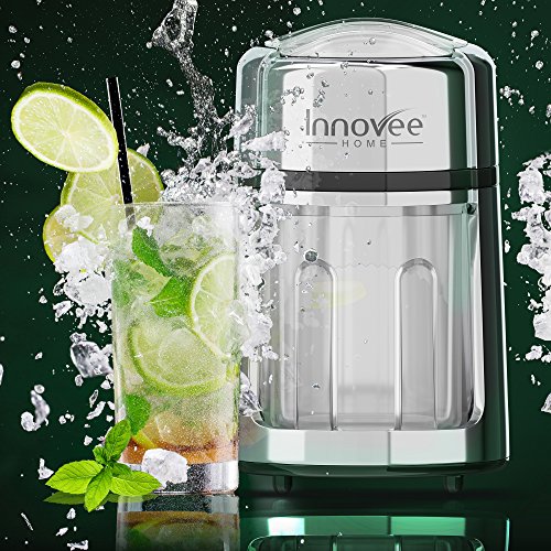 Innovee-Manual-Ice-Crusher-With-Rust-Proof-Zinc-Alloy-Construction--Carbon-Steel-430-Blade-Crushes-Ice-to-Your-Desired-Fineness--Non-Slip--Easy-to-Use-Ice-Crusher-Hand-Crank--Chrome-Plated-0-0
