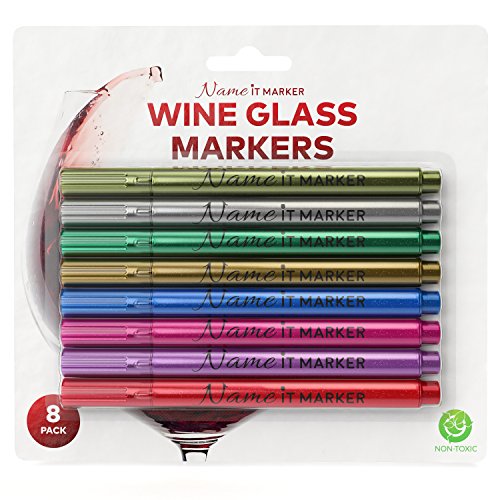 Name-It-Marker-Metallic-Wine-Glass-Pens-Food-Grade-Ink-in-Fun-Colors-Personalize-Your-Drinks-Like-Wine-Charms-Set-of-8-0
